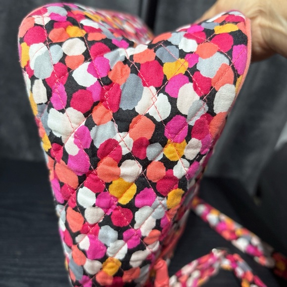 Vera Bradley Pixie Confetti Carry All Crossbody Hipster Purse Lightly Used - Picture 15 of 16